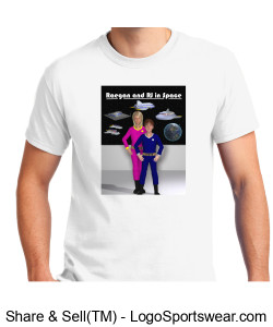 Raegan and RJ in Space Classic T Shirt Design Zoom